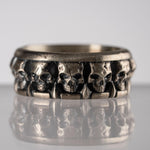 Cloaked Figure and Skull Jewelry Set  Charmora Jewelry