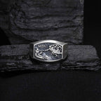 Sterling Silver Michelangelo Ring: Renaissance Art, Hand of God