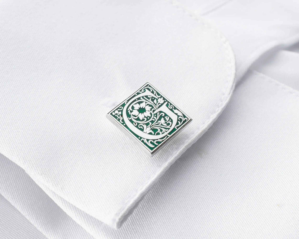 Personalized Football Cufflinks: Engraved Sterling Silver Soccer Gift