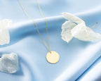 Dainty 18K Gold Over Sterling Silver Necklace: Elegant Women's Jewelry