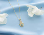 Sterling Silver Hamsa Hand Necklace: Fatima Pendant, Spiritual Jewelry