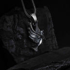 Sterling Silver Dove Necklace: Handmade Peace Symbol Pendant