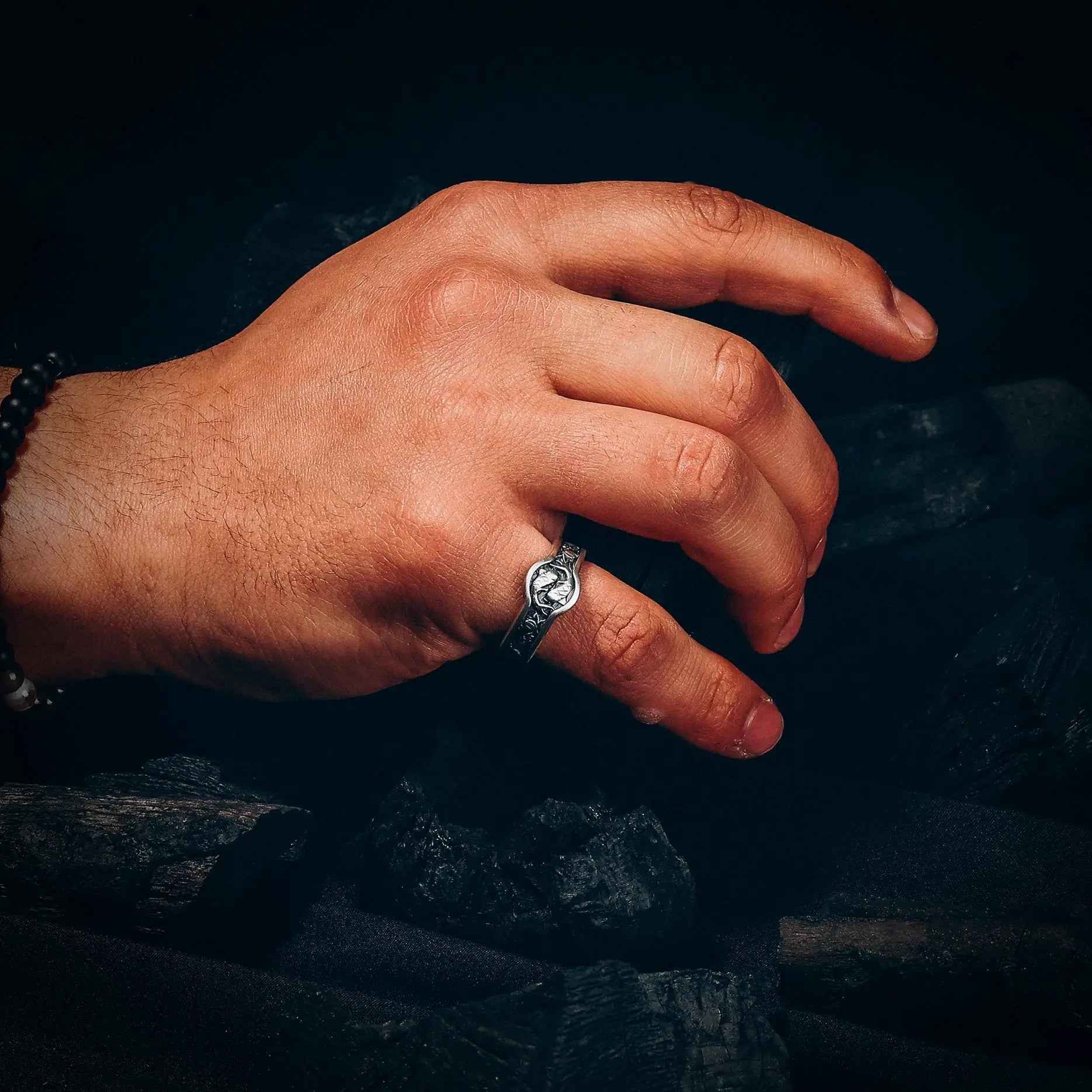 Sterling Silver Japanese Koi Fish Ring, Fish Lover Gift