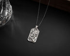 Sterling Silver Ganesha Pendant Necklace, Handmade Hindu Jewelry