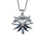 Sterling Silver Wolf Pendant Necklace | Viking Howling Wolf Men Jewelry   Charmora Jewelry