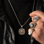 Fox Tail Structural Link Chain  Necklace  Charmora Jewelry
