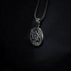 Sterling Silver Celtic Trinity Knot Necklace Handmade Triquetra Pendant Men   Charmora Jewelry