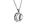Sterling Silver Sun and Moon Necklace: Celestial Pendant Jewelry   Charmora Jewelry