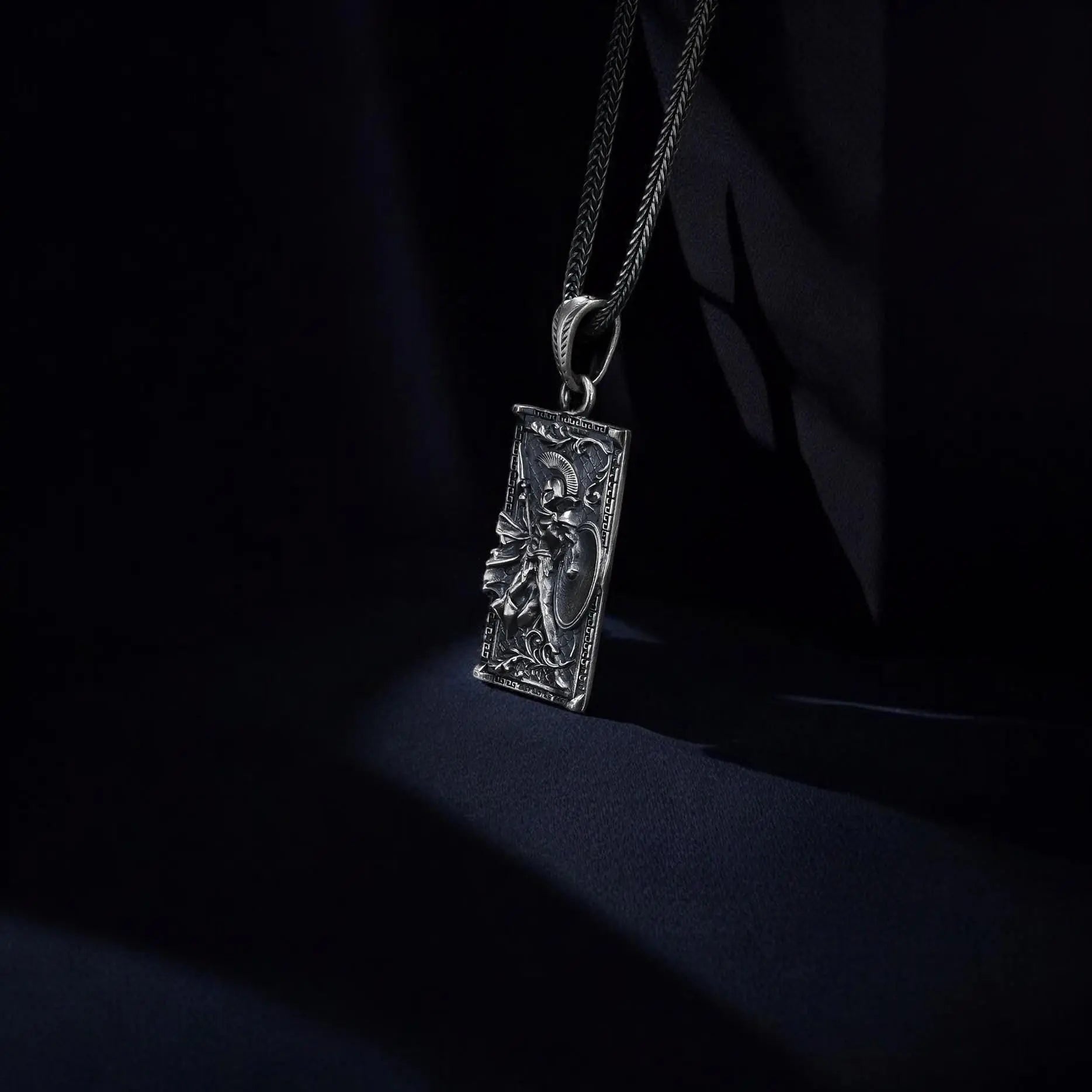 Sterling Silver Spartan Warrior Necklace: Greek Pendant Jewelry   Charmora Jewelry