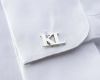Personalized Sterling Silver Cufflinks, Handmade Wedding Gift   Charmora Jewelry