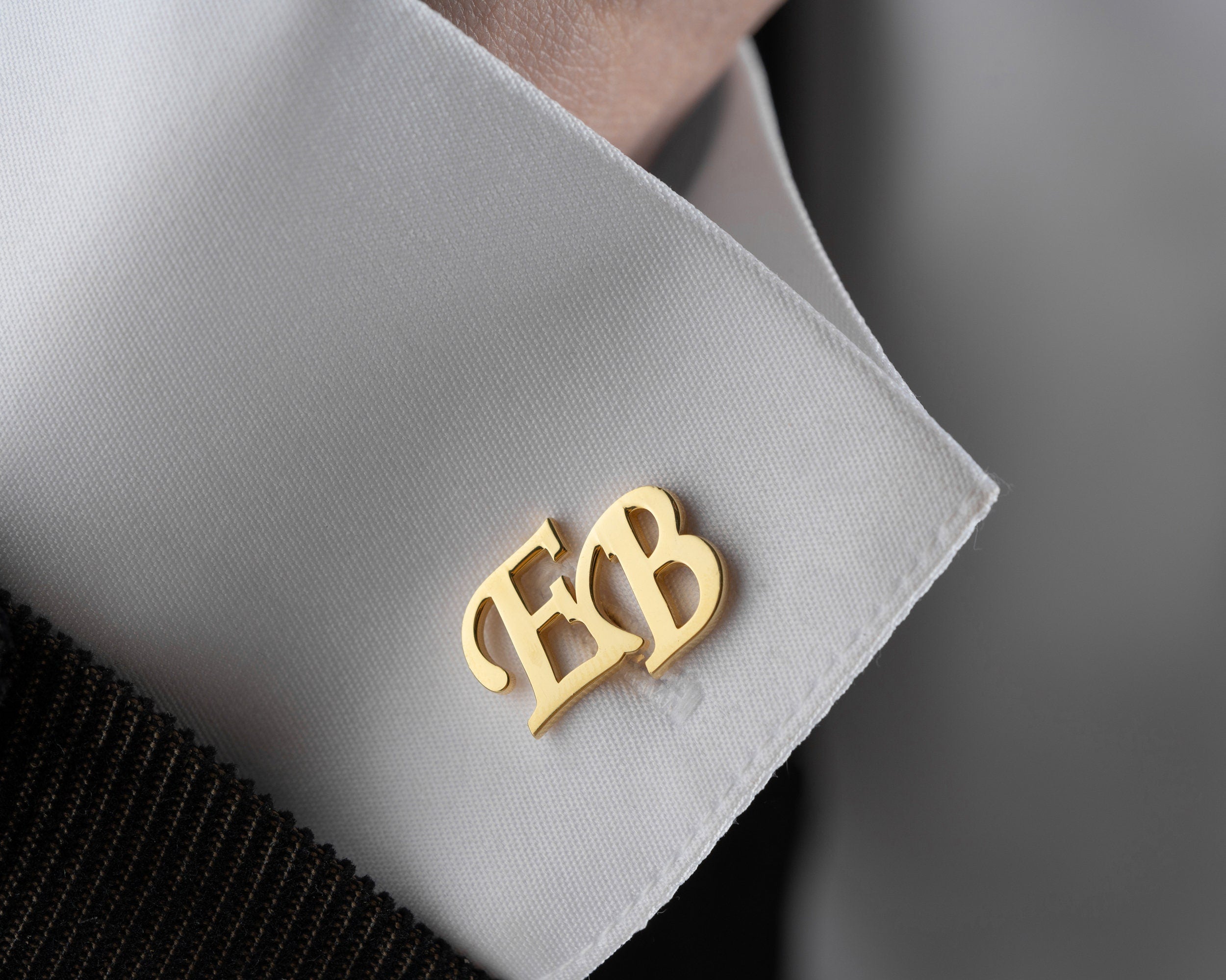 Personalized Sterling Silver Cufflinks: Engraved Wedding, Groomsmen Gift