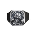 Oxidized Sterling Silver Bear Ring - Animal Lover Jewelry   Charmora Jewelry