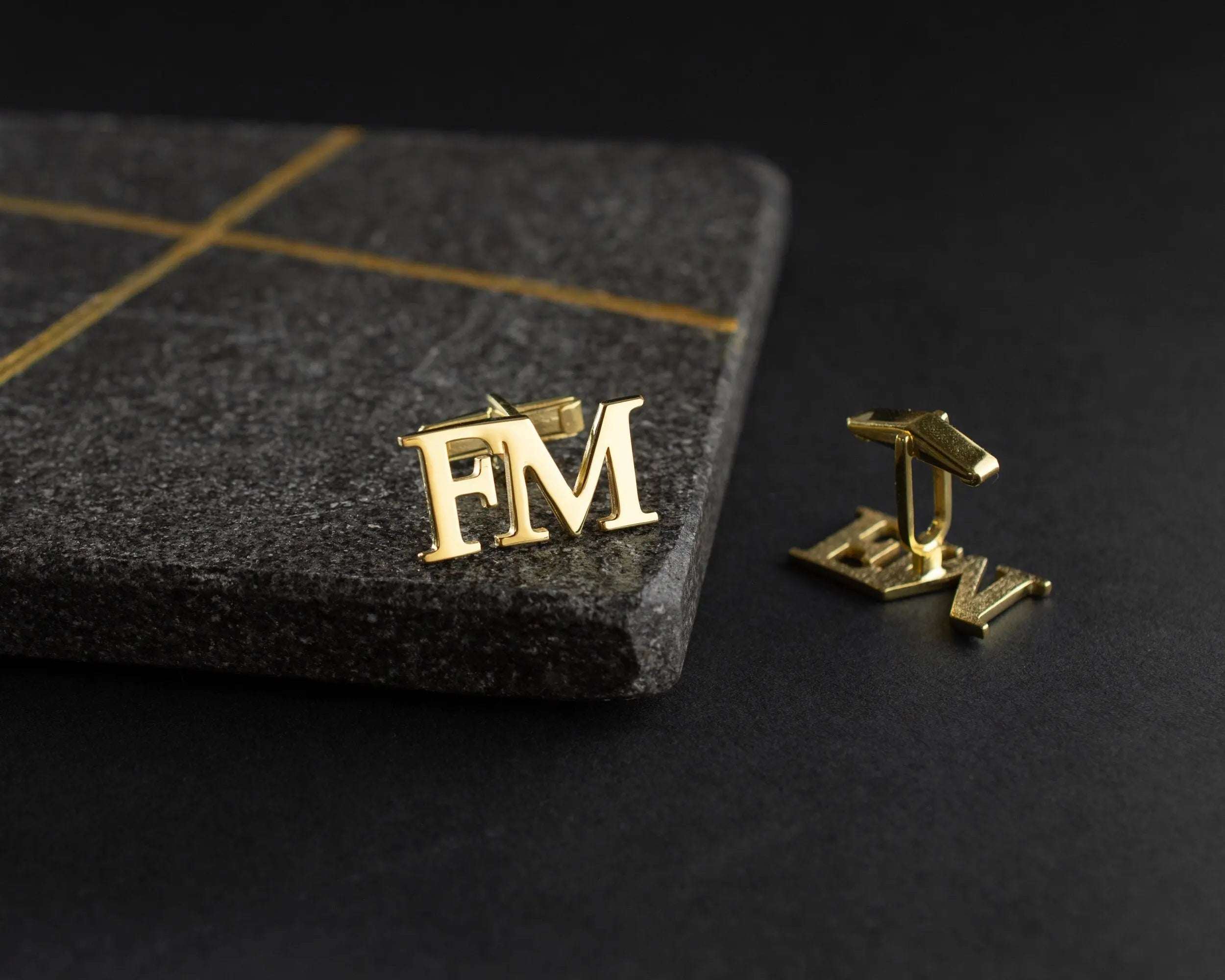 Personalized Sterling Silver Cufflinks: Wedding, Groomsmen Gift   Charmora Jewelry