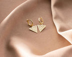 Sterling Silver Transgender Symbol Earrings: LGBTQ Pride Jewelry