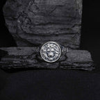 Sterling Silver Lion Head Ring: Handmade Animal Jewelry