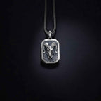 Sterling Silver Ram Necklace: Aries Zodiac Pendant, Birthday Gift