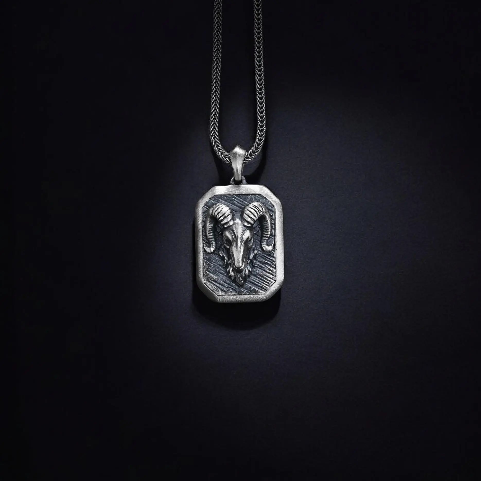 Collier Bélier en argent sterling : Pendentif Zodiaque Bélier, Cadeau d'anniversaire