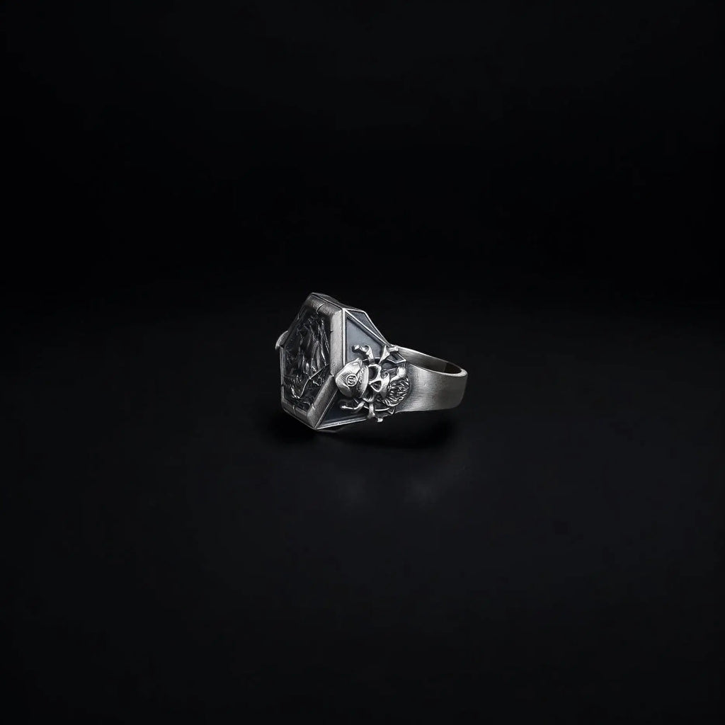 Sterling Silver Viking Sailboat Ring: Nautical Jewelry Gift   Charmora Jewelry