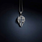 925 Silver Dragon Cross Necklace | Handmade Gothic Faith Men Jewelry
