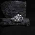 Octopus Men's Silver Ring, Lovecraft Cthulhu Statement Ring, Nautical Jewelry, Mythical Creature Gift