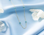 Dainty Sterling Silver Evil Eye Necklace: Gold Protection Jewelry
