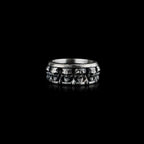 Handmade Oxidized Sterling Silver Skull Ring: Gothic Jewelry Gift   Charmora Jewelry
