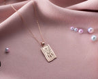 Sterling Silver Tarot Card Pendant Necklace: Mystical Jewelry Gift