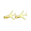 Sterling Silver Airplane Cufflinks, Groom Wedding Gift
