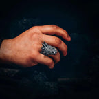 Sterling Silver Dragon Ring: Handmade Asian Mythology Jewelry   Charmora Jewelry