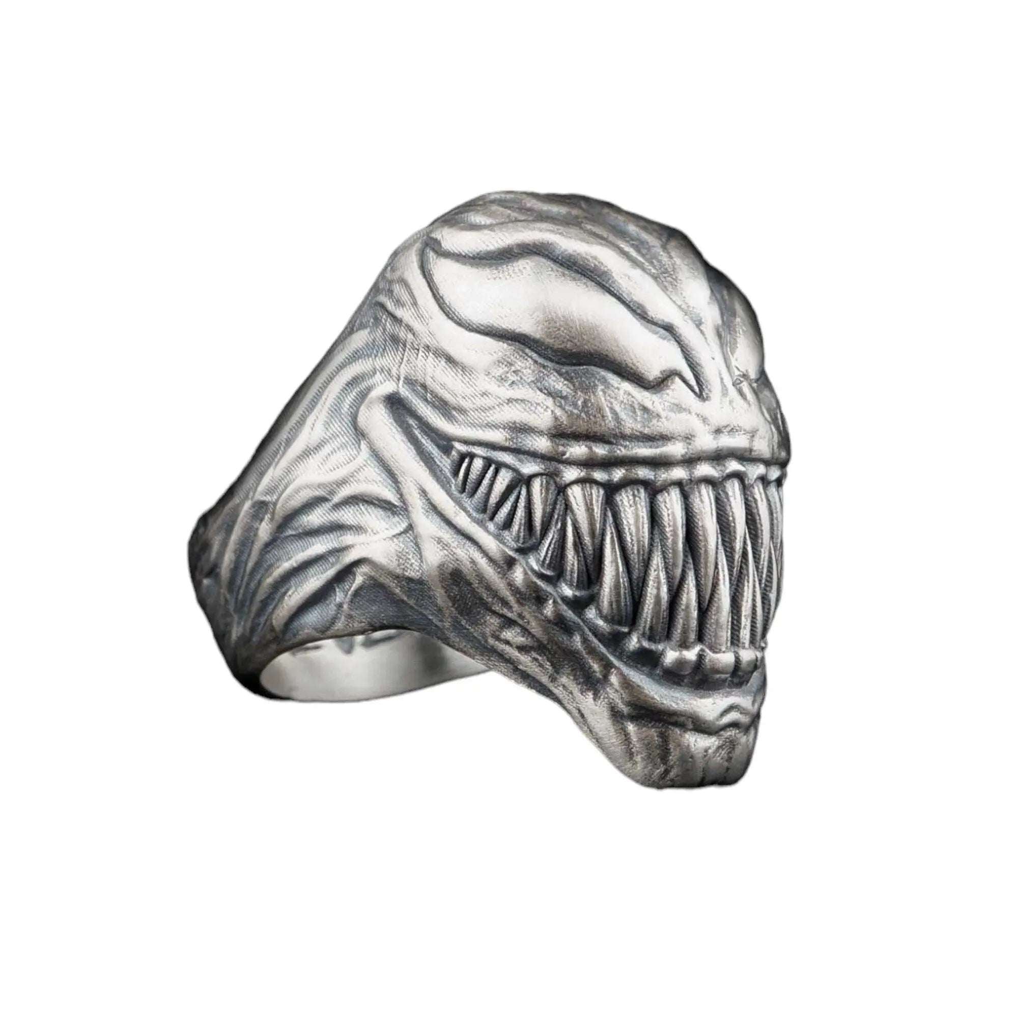 Venom Ring: Sterling Silver Gothic Snake Jewelry   Charmora Jewelry