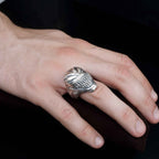 Venom Ring: Sterling Silver Gothic Snake Jewelry