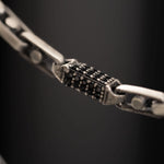Zirconia Byzantine Link Chain Bracelet  Bracelet  Charmora Jewelry