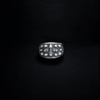 Sterling Silver Skull Ring: Memento Mori Biker Ring, Gothic Jewelry   Charmora Jewelry