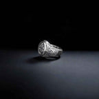 Sterling Silver Owl Ring: All-Seeing Eye Bird Jewelry