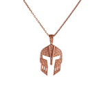 Filigree Spartan Helmet Openwork Necklace  Necklace  Charmora Jewelry
