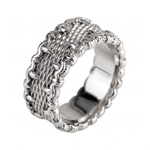 Dragon Scale Textured Ring  Ring  Charmora Jewelry