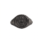 American Coat of Arms Eagle Crest Signet Ring  Ring  Charmora Jewelry
