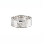 Brutalist Textured Motif Ring  Ring  Charmora Jewelry