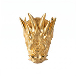 Sculpted Dragon Head Ring  Ring  Charmora Jewelry
