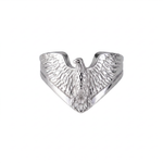 Winged Eagle Signet Ring  Ring  Charmora Jewelry