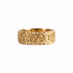 Triquetra Celtic Knot Motif Ring  Ring  Charmora Jewelry