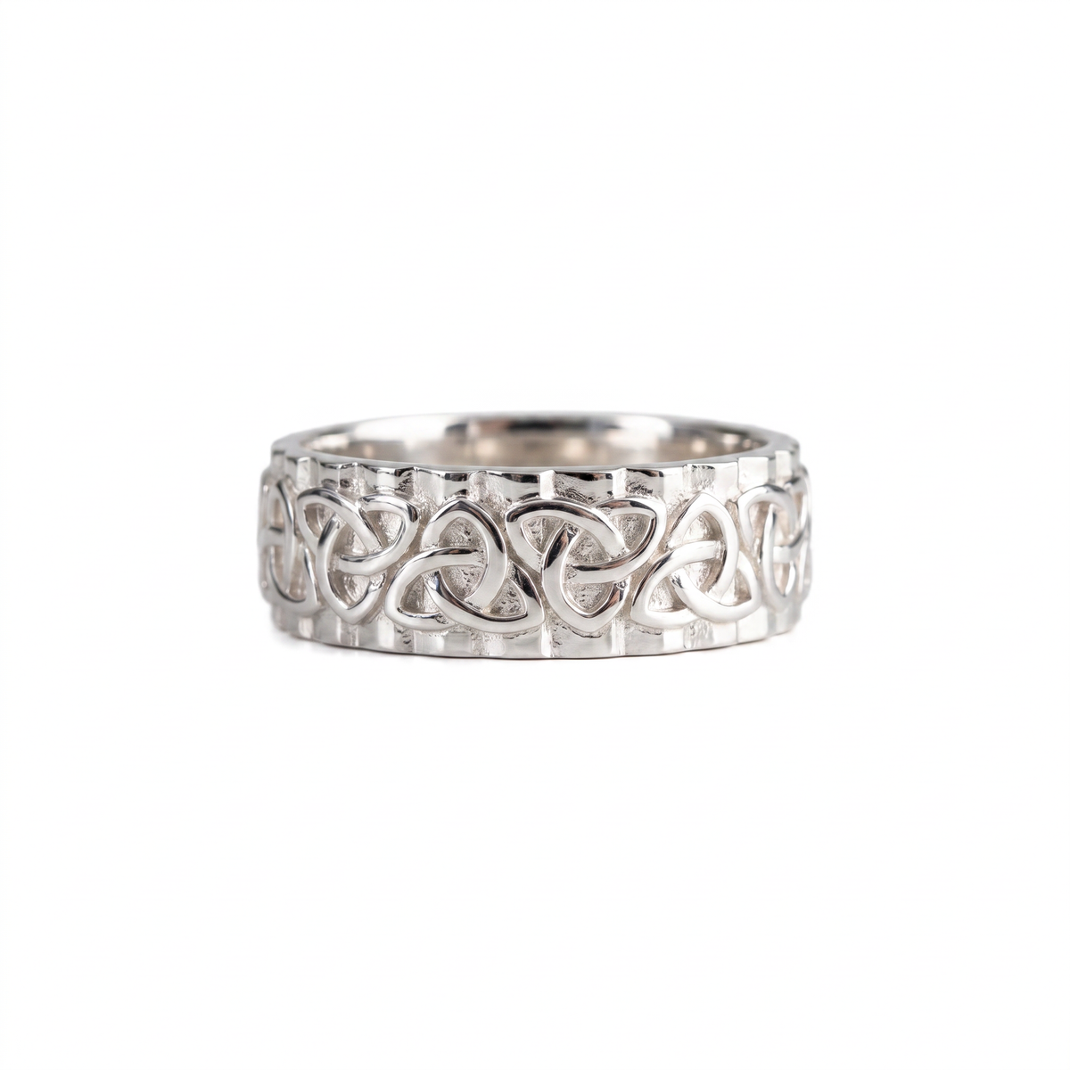 Triquetra Celtic Knot Motif Ring  Ring  Charmora Jewelry