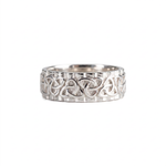Triquetra Celtic Knot Motif Ring  Ring  Charmora Jewelry