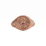 American Coat of Arms Eagle Crest Signet Ring  Ring  Charmora Jewelry