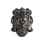Sculpted Gorilla Head Figurative Ring  Ring  Charmora Jewelry