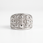 Figurative Skeletal Motif Band Ring  Ring  Charmora Jewelry