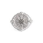 Runic Geometric Symbol Motif Ring  Ring  Charmora Jewelry