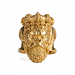 Sculpted Gorilla Head Figurative Ring  Ring  Charmora Jewelry