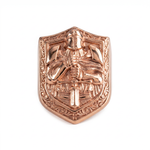 Knight Crusader Relief Motif Ring  Ring  Charmora Jewelry