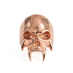 Sculpted Skeletal Profile Statement Ring  Ring  Charmora Jewelry